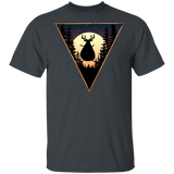 T-Shirts Dark Heather / S Fat Reindeer Triangle T-Shirt