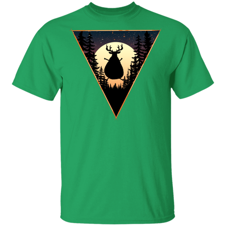 T-Shirts Irish Green / S Fat Reindeer Triangle T-Shirt