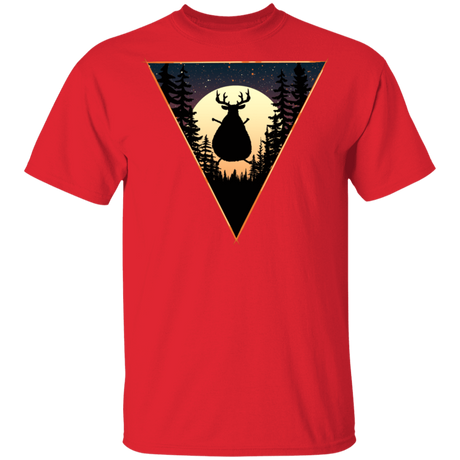 T-Shirts Red / S Fat Reindeer Triangle T-Shirt