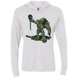 T-Shirts Heather White / X-Small Fatality Triblend Long Sleeve Hoodie Tee