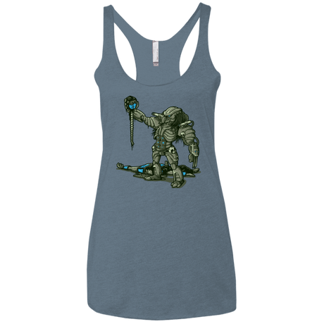T-Shirts Indigo / X-Small Fatality Women's Triblend Racerback Tank