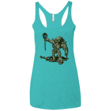 T-Shirts Tahiti Blue / X-Small Fatality Women's Triblend Racerback Tank