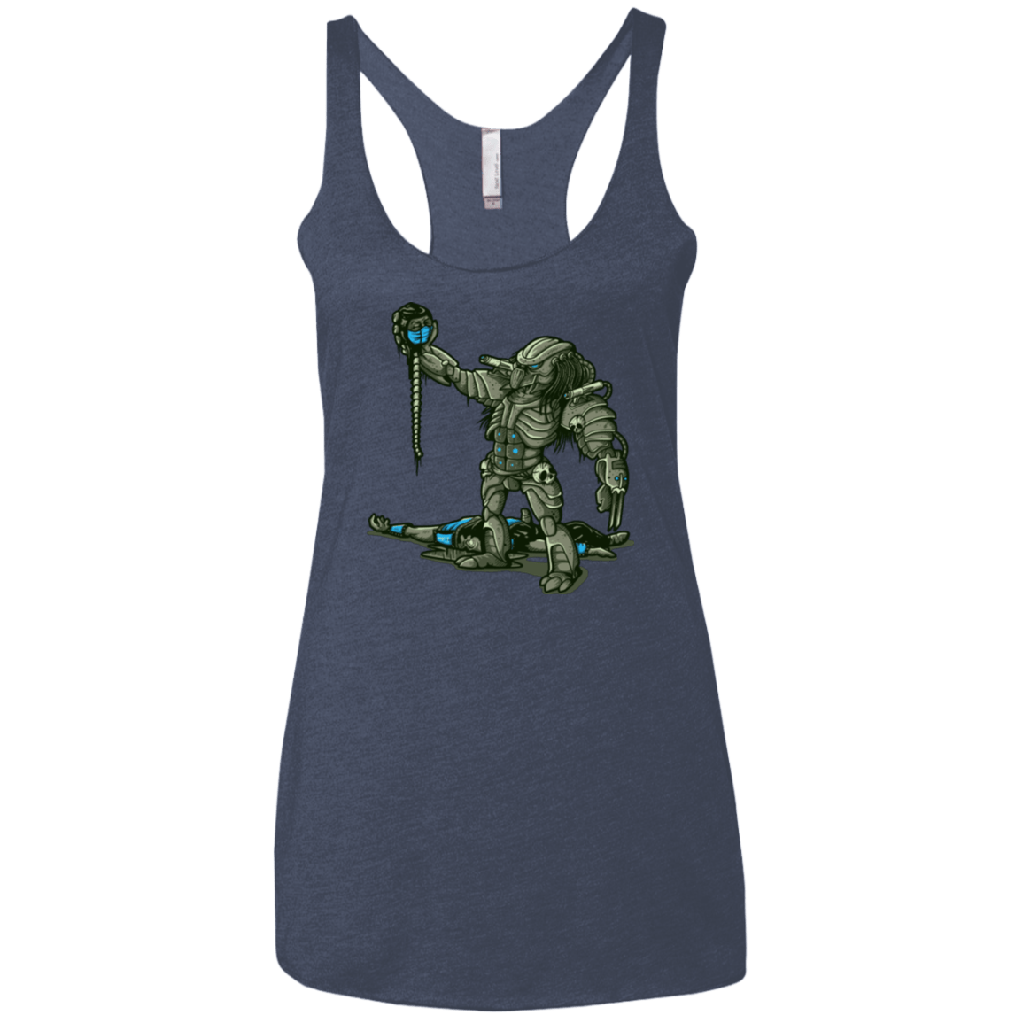 T-Shirts Vintage Navy / X-Small Fatality Women's Triblend Racerback Tank