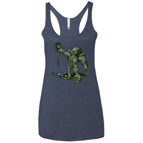 T-Shirts Vintage Navy / X-Small Fatality Women's Triblend Racerback Tank