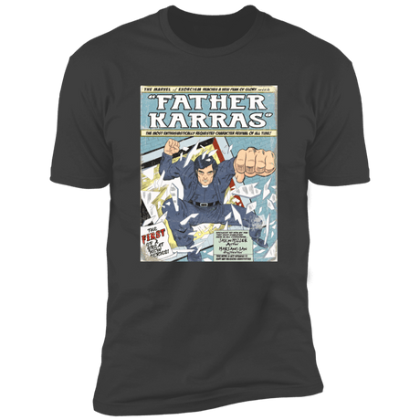 T-Shirts Heavy Metal / S Father Karras Men's Premium T-Shirt