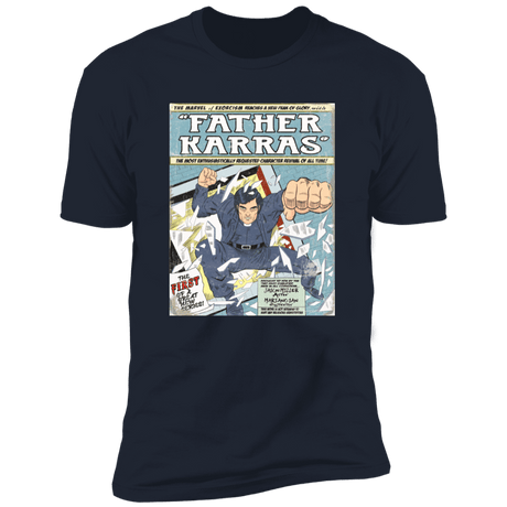 T-Shirts Midnight Navy / S Father Karras Men's Premium T-Shirt