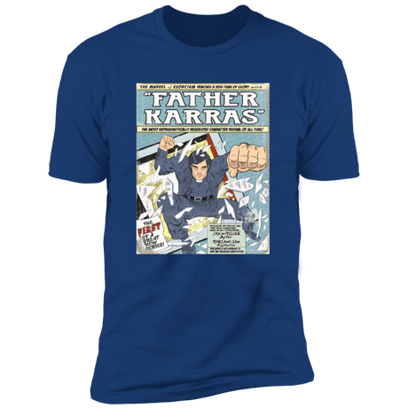 T-Shirts Royal / S Father Karras Men's Premium T-Shirt