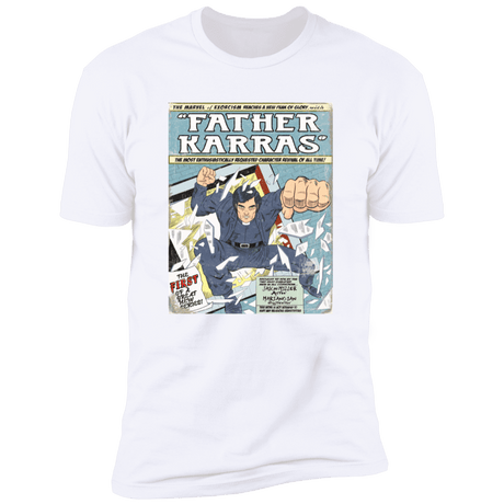 T-Shirts White / S Father Karras Men's Premium T-Shirt