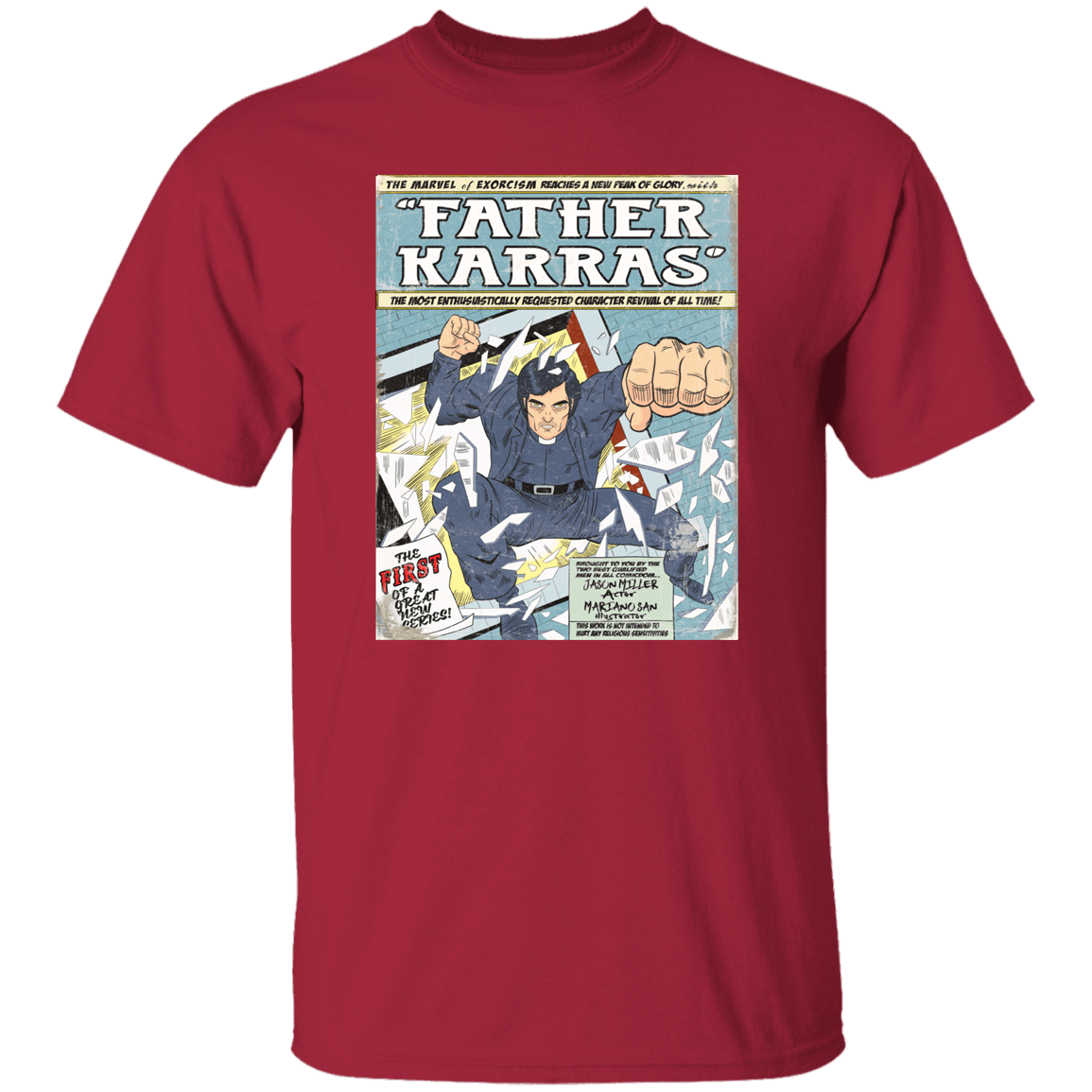 T-Shirts Cardinal / S Father Karras T-Shirt