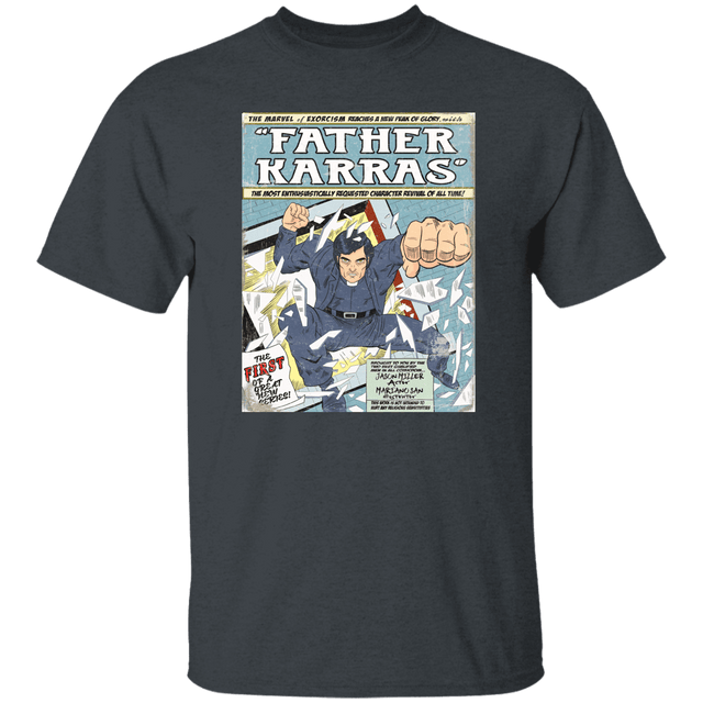 T-Shirts Dark Heather / S Father Karras T-Shirt