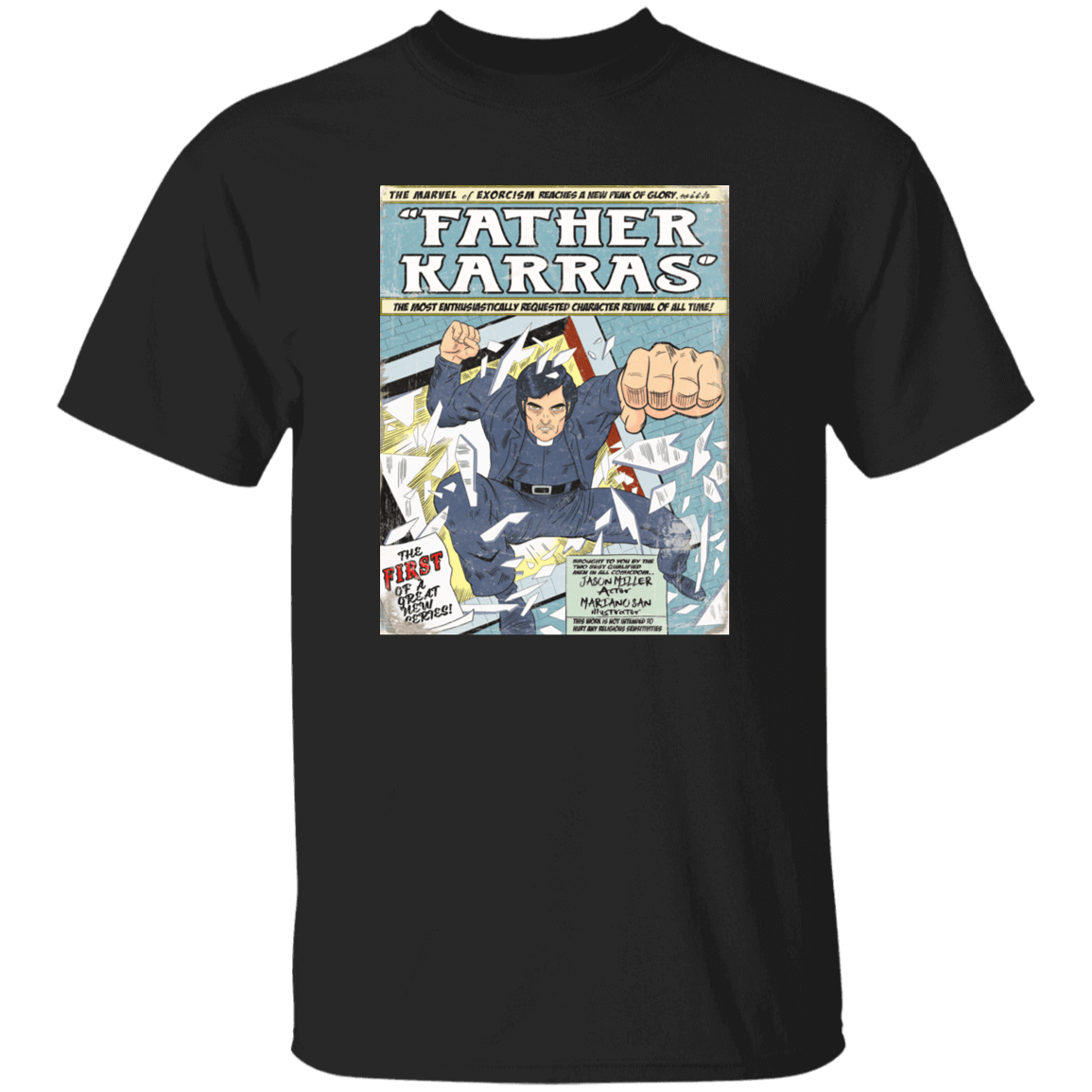 T-Shirts Black / YXS Father Karras Youth T-Shirt