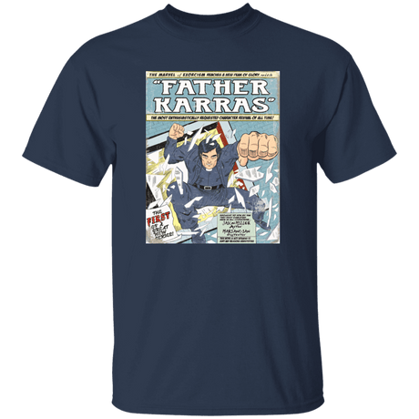 T-Shirts Navy / YXS Father Karras Youth T-Shirt