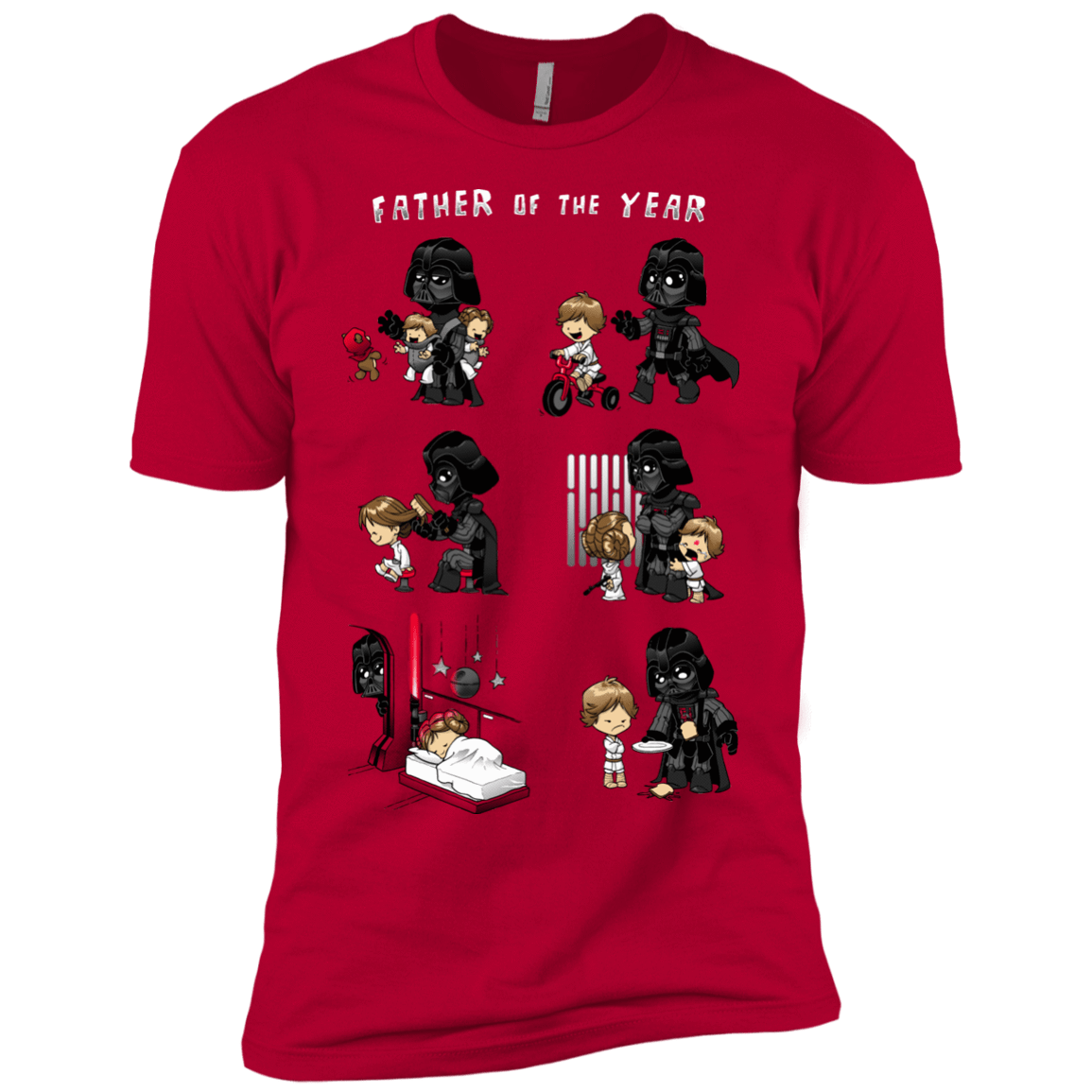 T-Shirts Red / YXS Father of the year Boys Premium T-Shirt