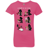 T-Shirts Hot Pink / YXS Father of the year Girls Premium T-Shirt