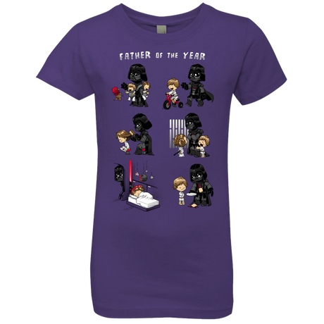 T-Shirts Purple Rush / YXS Father of the year Girls Premium T-Shirt