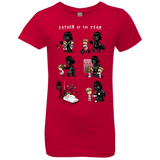 T-Shirts Red / YXS Father of the year Girls Premium T-Shirt