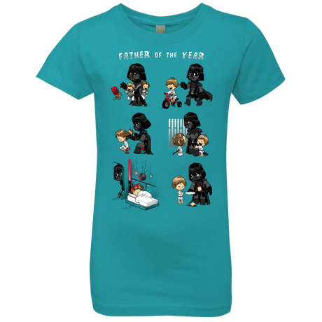 T-Shirts Tahiti Blue / YXS Father of the year Girls Premium T-Shirt