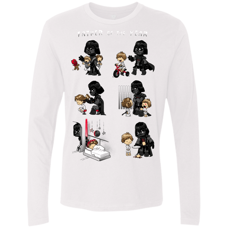 T-Shirts White / Small Father of the year Men's Premium Long Sleeve