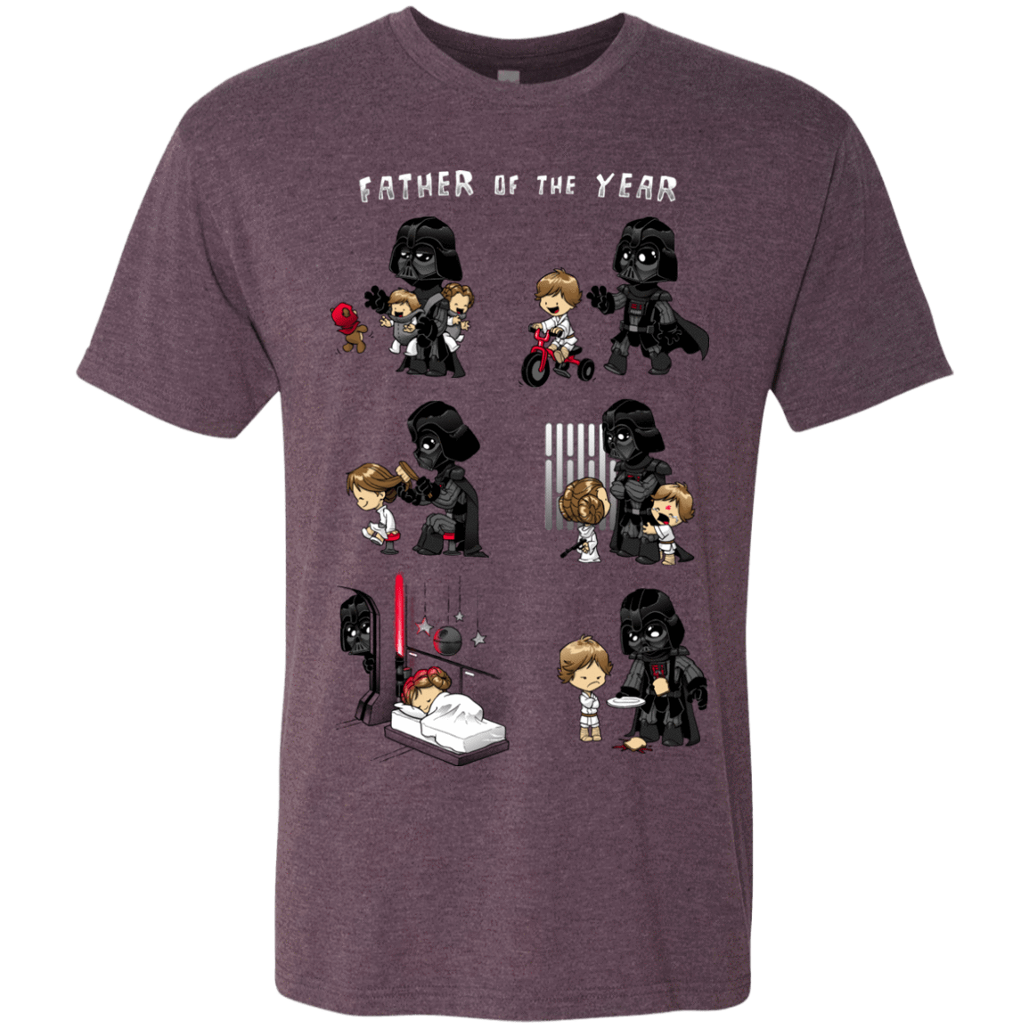 T-Shirts Vintage Purple / Small Father of the year Men's Triblend T-Shirt