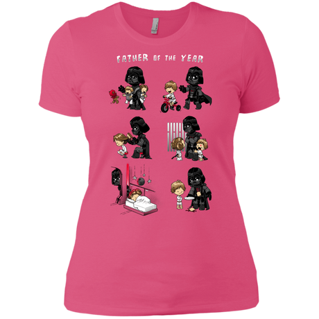 T-Shirts Hot Pink / X-Small Father of the year Women's Premium T-Shirt