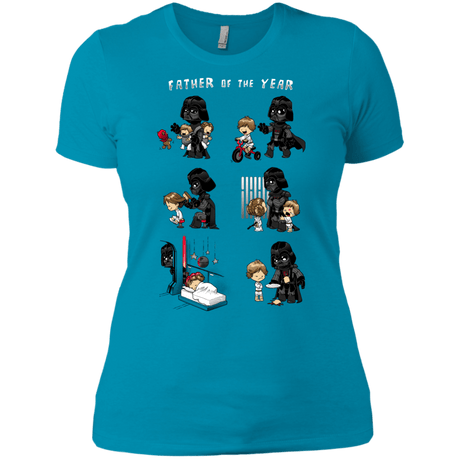 T-Shirts Turquoise / X-Small Father of the year Women's Premium T-Shirt