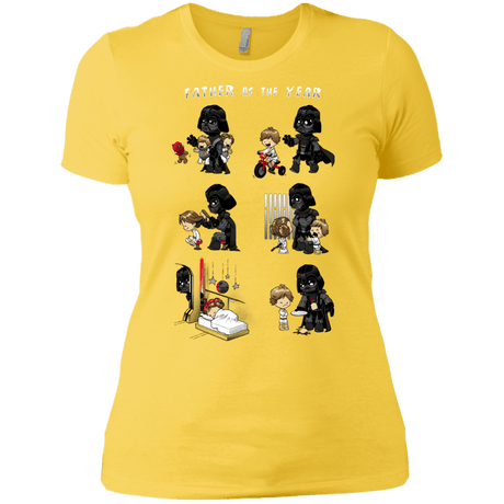 T-Shirts Vibrant Yellow / X-Small Father of the year Women's Premium T-Shirt