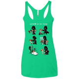 T-Shirts Envy / X-Small Father of the year Women's Triblend Racerback Tank