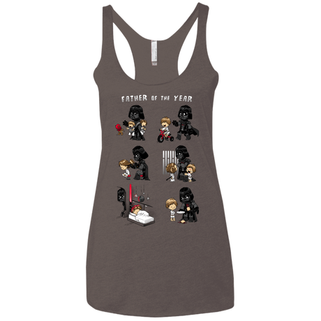 T-Shirts Macchiato / X-Small Father of the year Women's Triblend Racerback Tank