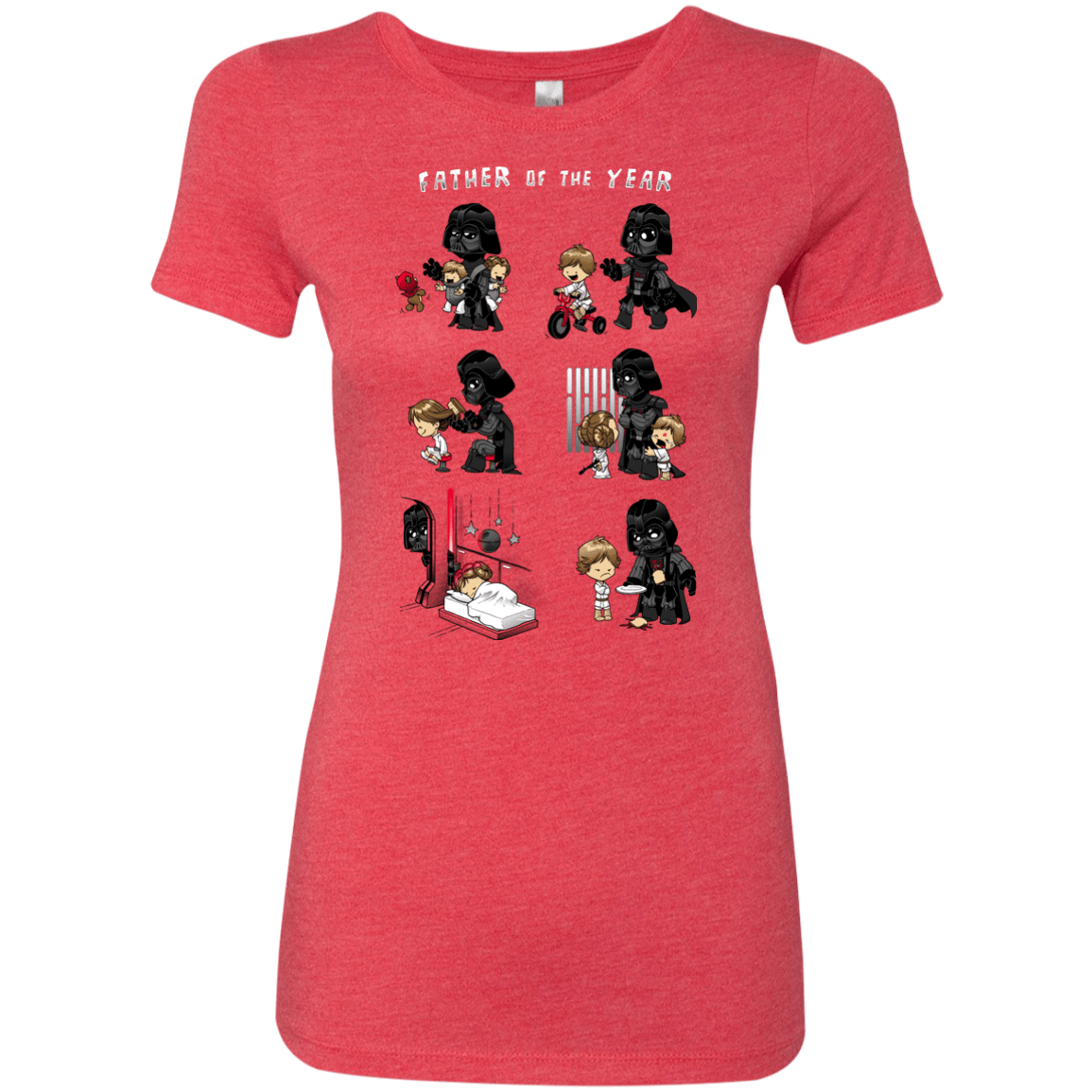 T-Shirts Vintage Red / Small Father of the year Women's Triblend T-Shirt
