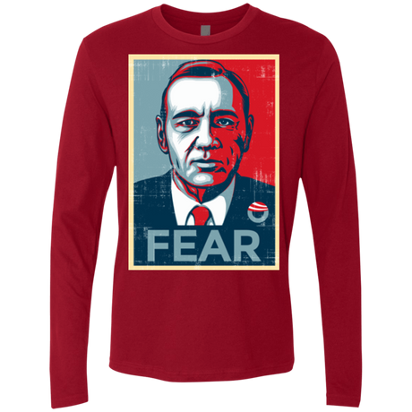 T-Shirts Cardinal / Small fear Men's Premium Long Sleeve