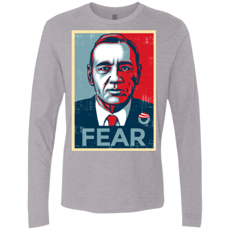T-Shirts Heather Grey / Small fear Men's Premium Long Sleeve
