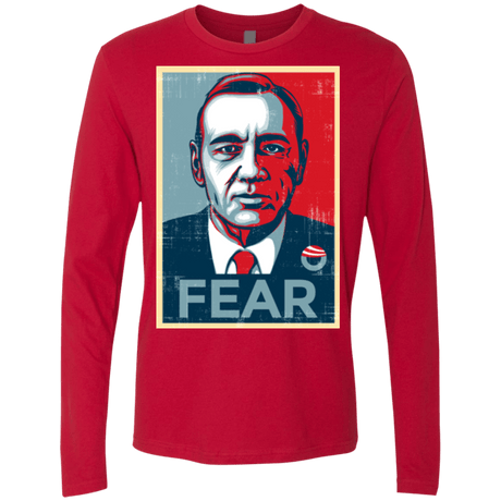 T-Shirts Red / Small fear Men's Premium Long Sleeve