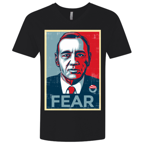 T-Shirts Black / X-Small fear Men's Premium V-Neck