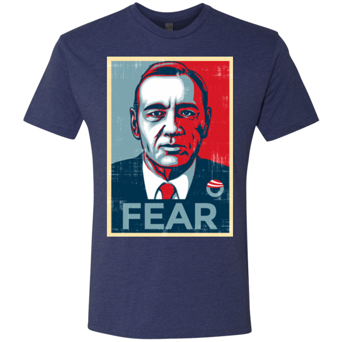 T-Shirts Vintage Navy / Small fear Men's Triblend T-Shirt