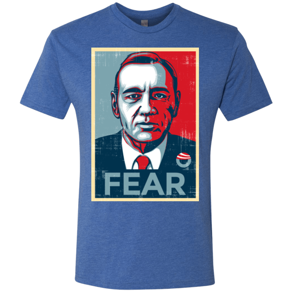 T-Shirts Vintage Royal / Small fear Men's Triblend T-Shirt