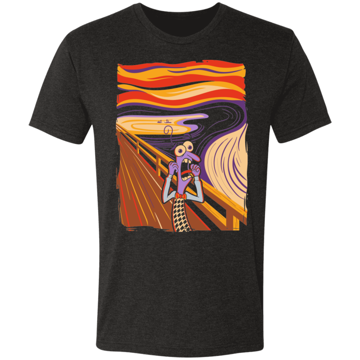 T-Shirts Vintage Black / S Fear Scream Men's Triblend T-Shirt