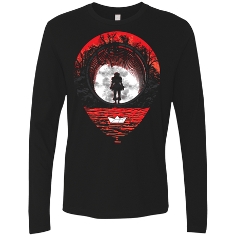T-Shirts Black / S Fear The Clown Men's Premium Long Sleeve