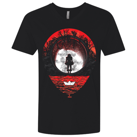 T-Shirts Black / X-Small Fear The Clown Men's Premium V-Neck