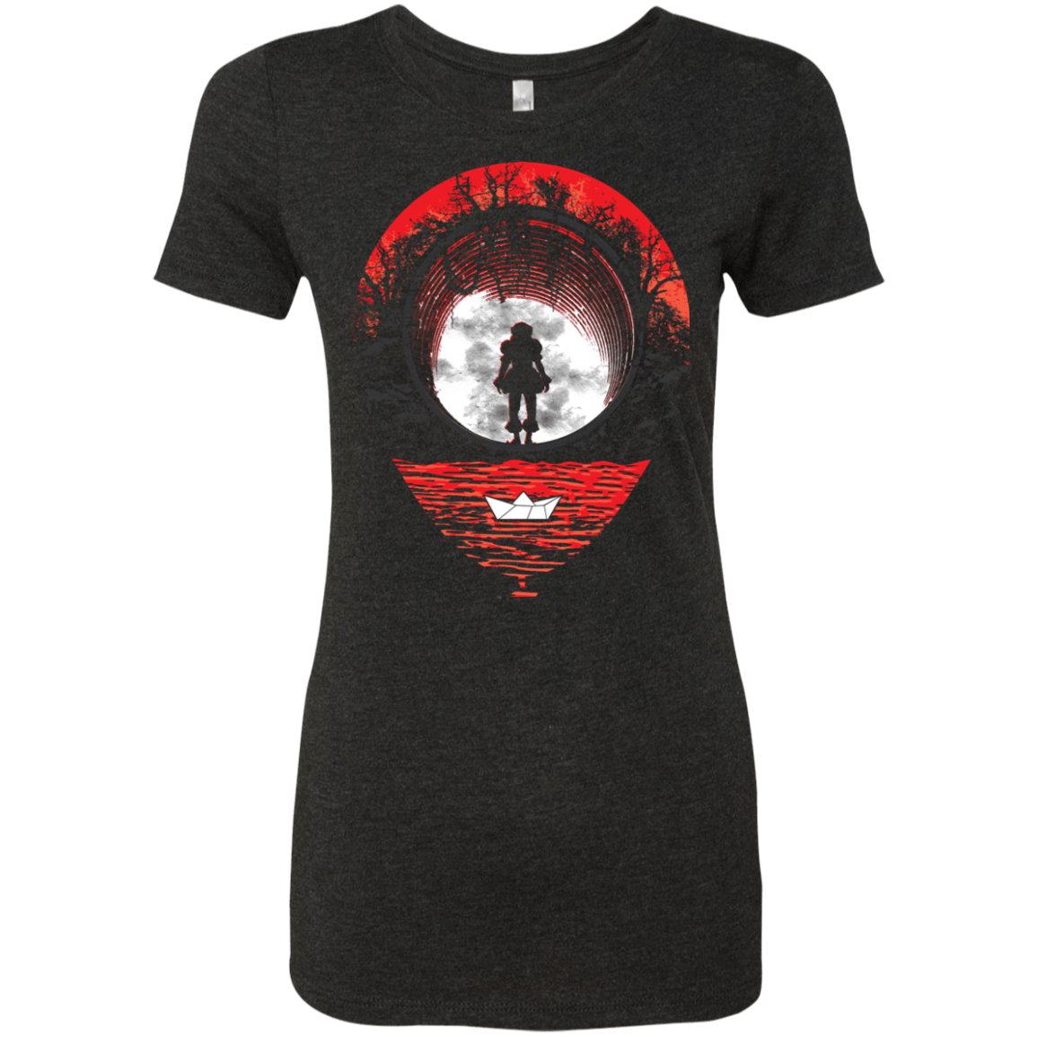 T-Shirts Vintage Black / S Fear The Clown Women's Triblend T-Shirt