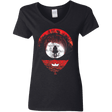 T-Shirts Black / S Fear The Clown Women's V-Neck T-Shirt