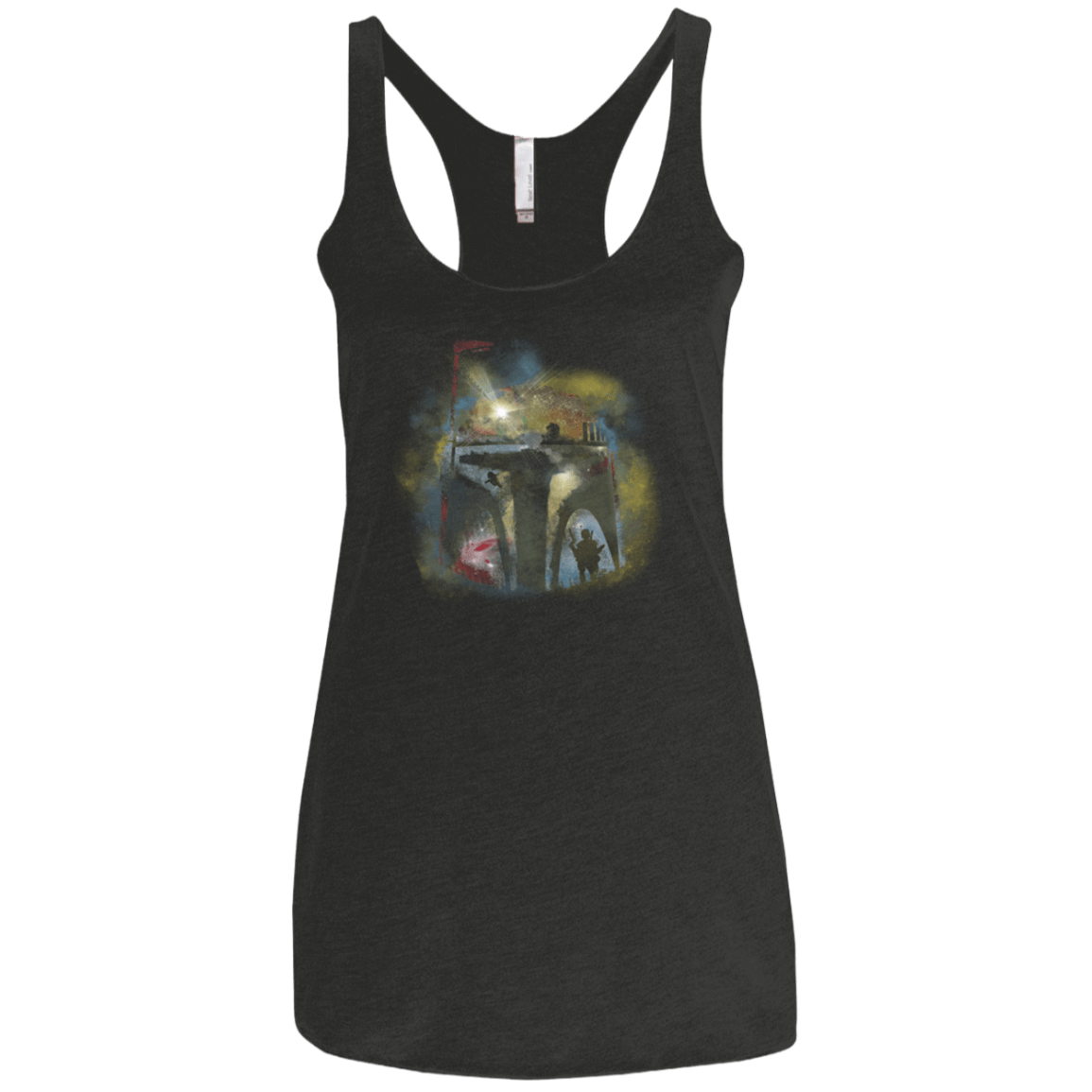 T-Shirts Vintage Black / X-Small Fear the Hunter Women's Triblend Racerback Tank