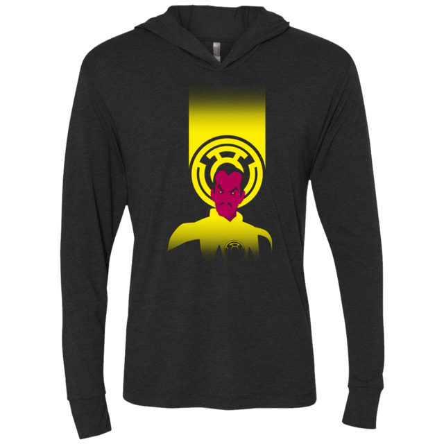 T-Shirts Vintage Black / X-Small Fear Triblend Long Sleeve Hoodie Tee