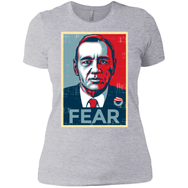 T-Shirts Heather Grey / X-Small fear Women's Premium T-Shirt