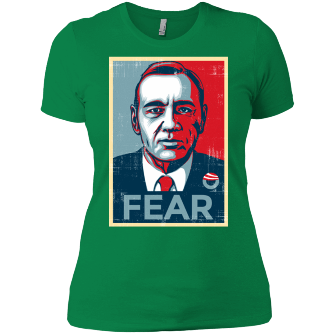 T-Shirts Kelly Green / X-Small fear Women's Premium T-Shirt