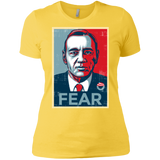 T-Shirts Vibrant Yellow / X-Small fear Women's Premium T-Shirt