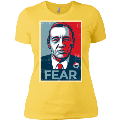 T-Shirts Vibrant Yellow / X-Small fear Women's Premium T-Shirt