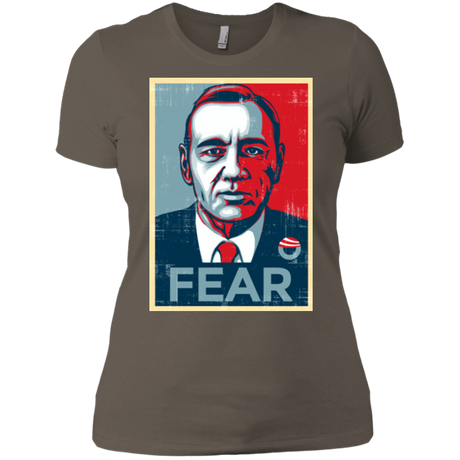 T-Shirts Warm Grey / X-Small fear Women's Premium T-Shirt