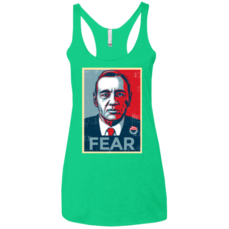 T-Shirts Envy / X-Small fear Women's Triblend Racerback Tank