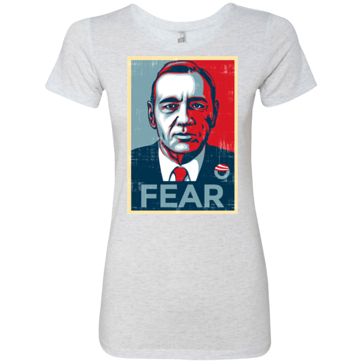 T-Shirts Heather White / Small fear Women's Triblend T-Shirt