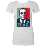 T-Shirts Heather White / Small fear Women's Triblend T-Shirt